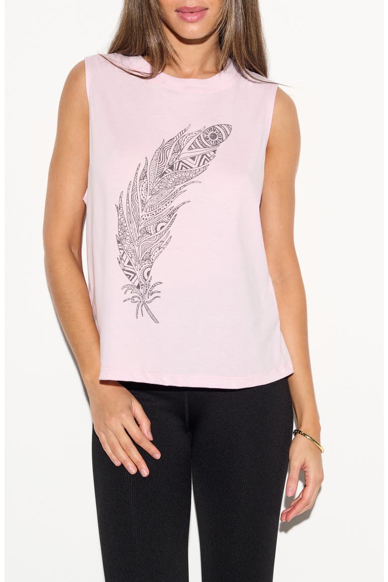 Wild Plume Vibe Tank, Main, color, DUSTY ROSE