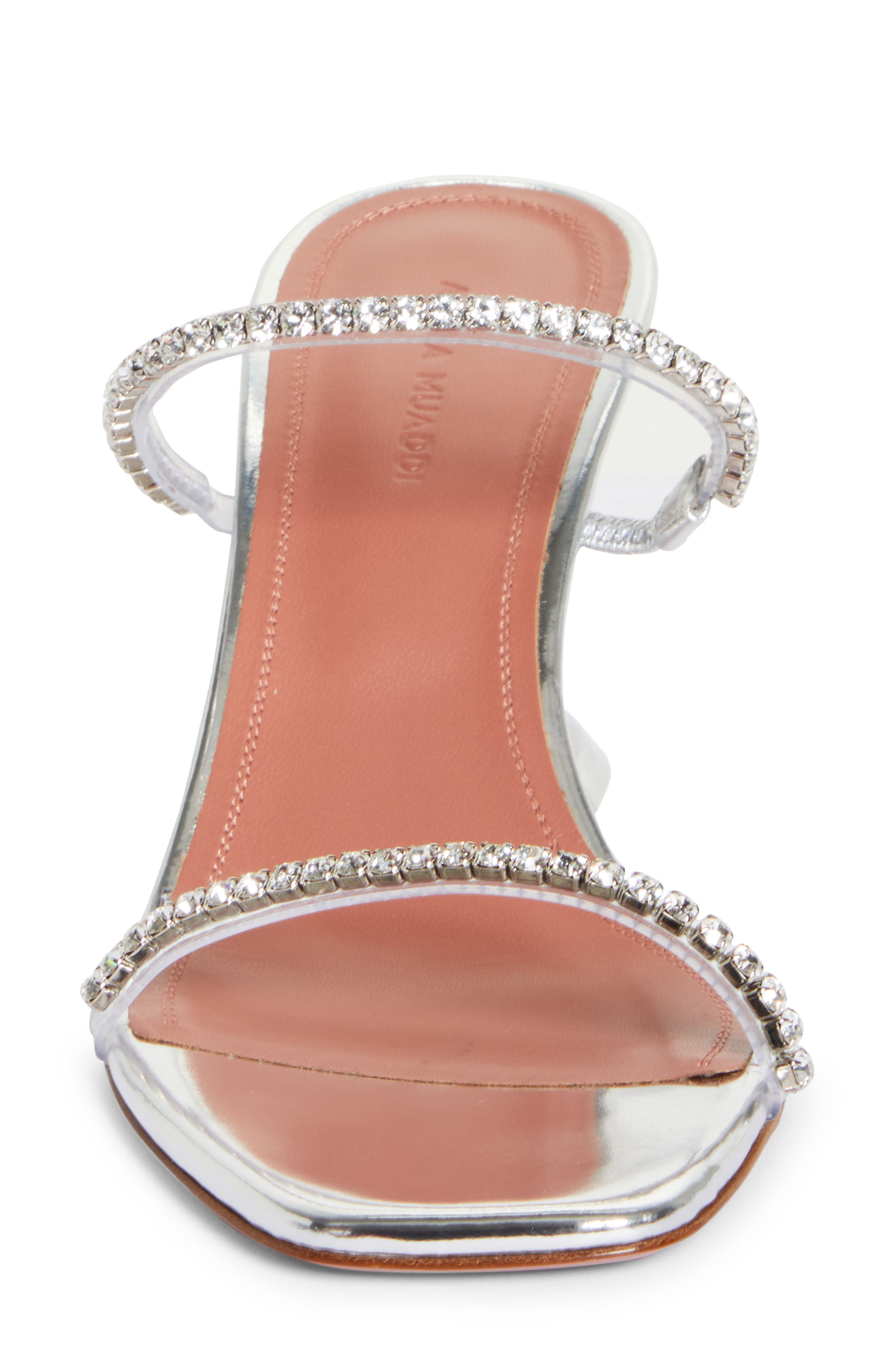 Gilda Crystal Glass Sandal, Alternate, color, PVC TRANSPARENT