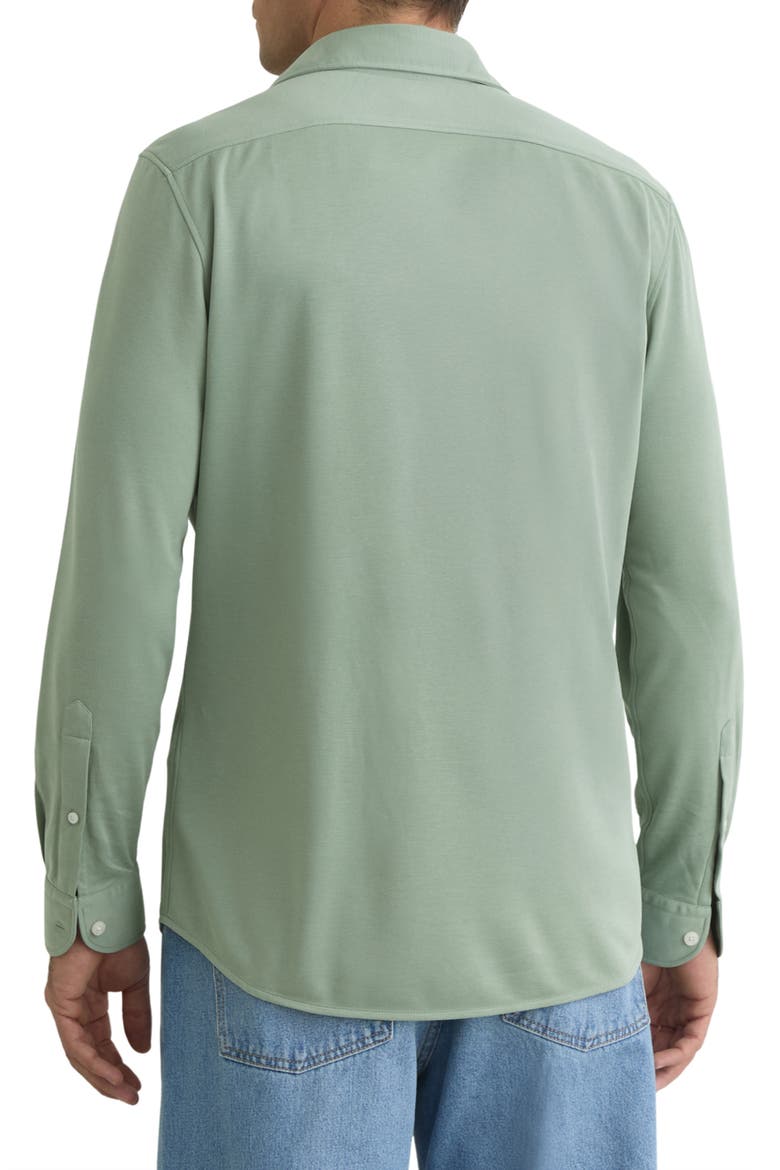 Davaro Button-Up Shirt, Alternate, color, GREEN