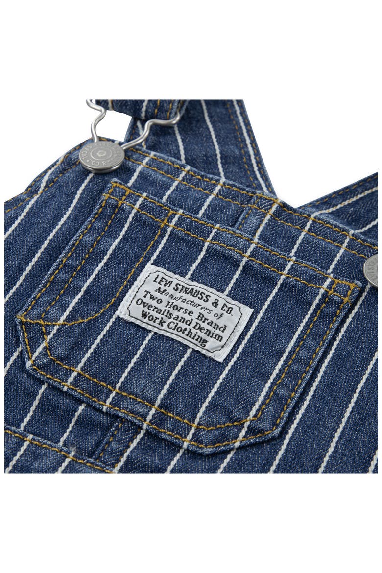 Kids' Herringbone Railroad Overalls, Alternate, color, CONDUCTOR