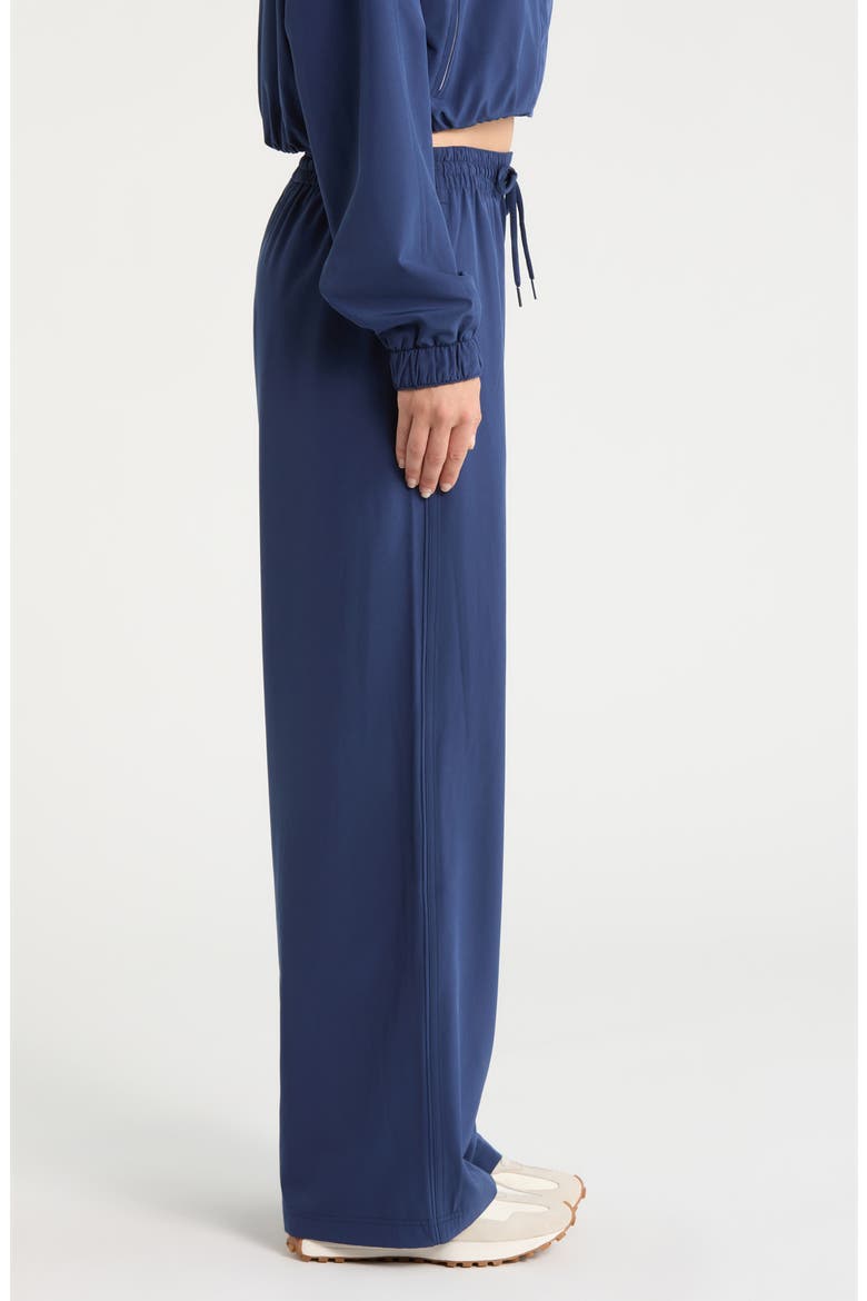 The Essential Drawstring Wide Leg Pants, Alternate, color, MIDNIGHT