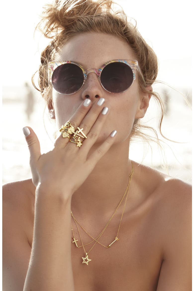 Clover Ring, Alternate, color, CLOVER- GOLD