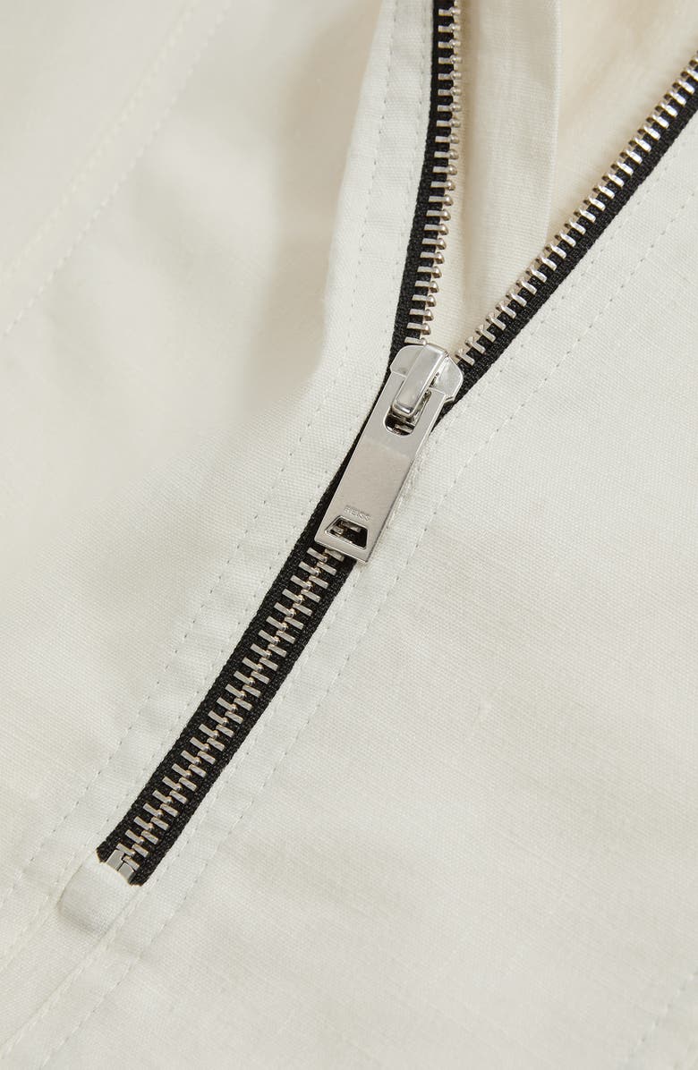 Reiss Atelier Victoria Hooded Linen Blend Pullover, Alternate, color,