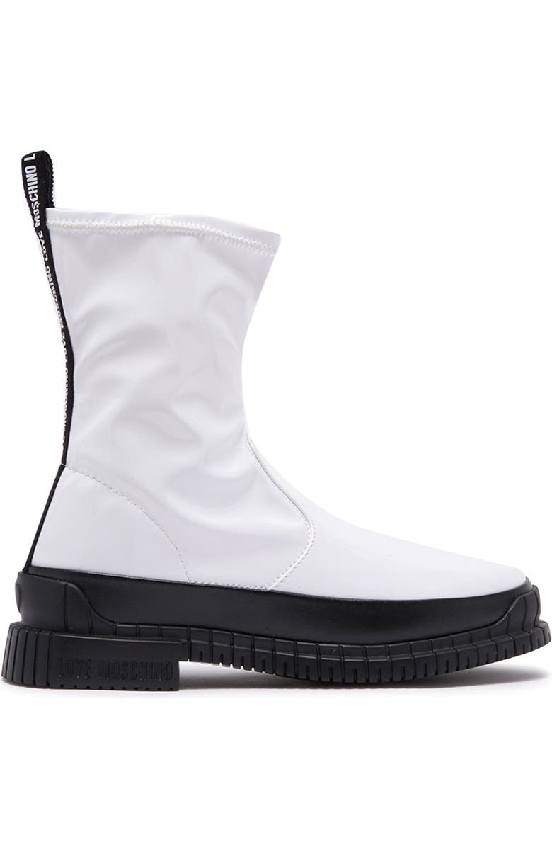 Love Moschino Modern Patent Boot, Alternate, color,