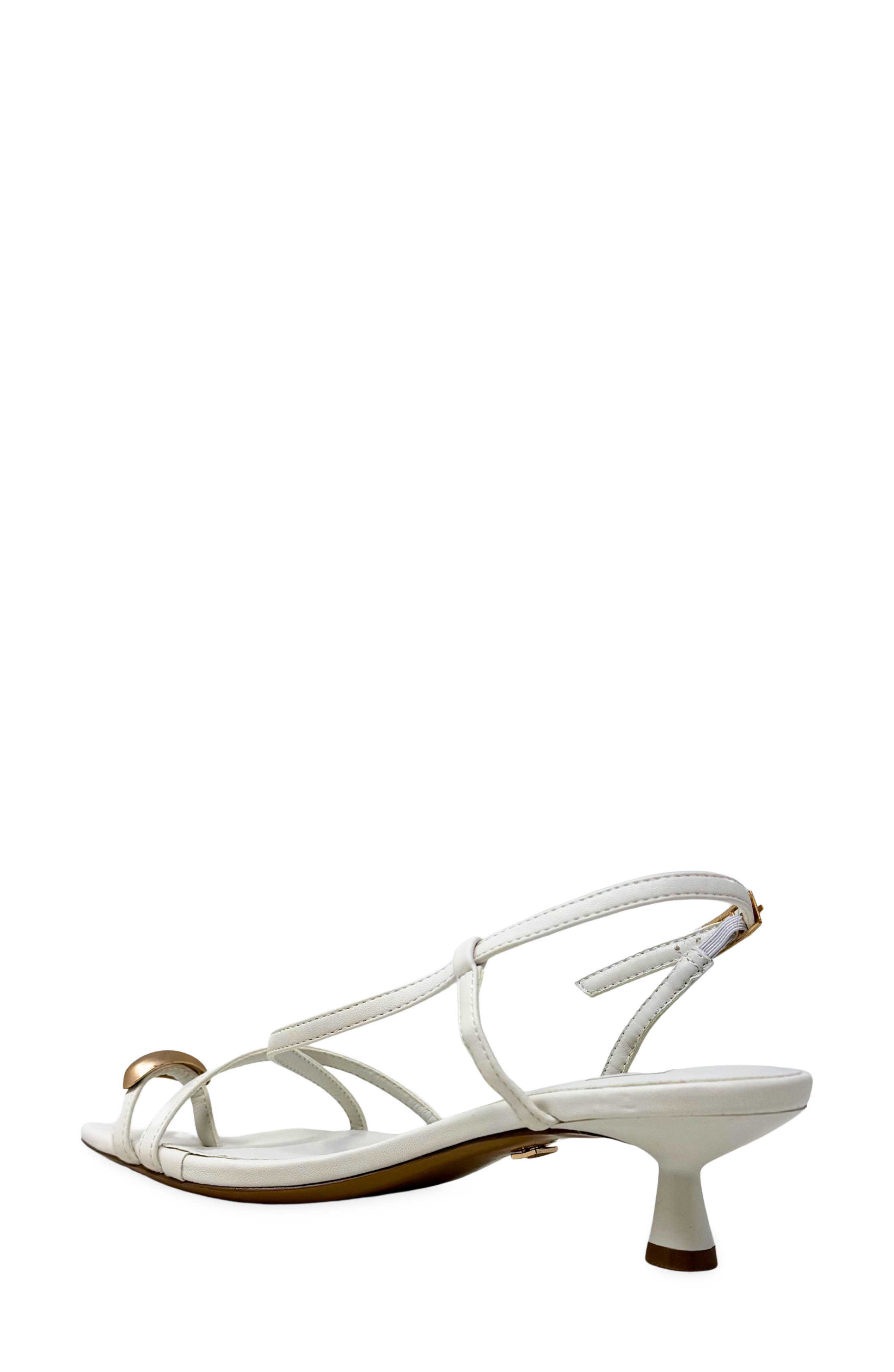 SHUSHOP Harper Slingback Kitten Heel Sandal, Alternate, color, Bone