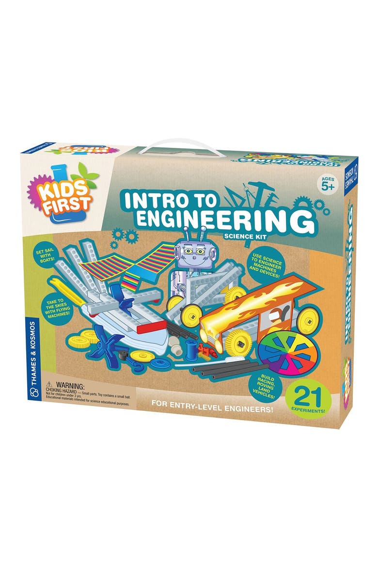 'Intro To Engineering' Science Kit, Main, color, BLUE