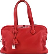 Pre-Owned Hermes Victoria II Bag Clemence 35