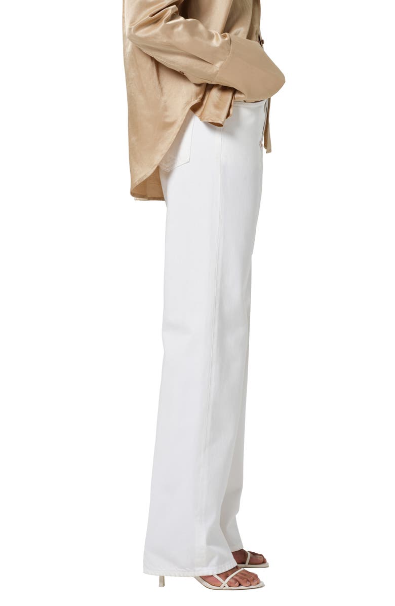 Citizens of Humanity Annina High Waist Wide Leg Jeans, Alternate, color, Soft White (Off White)