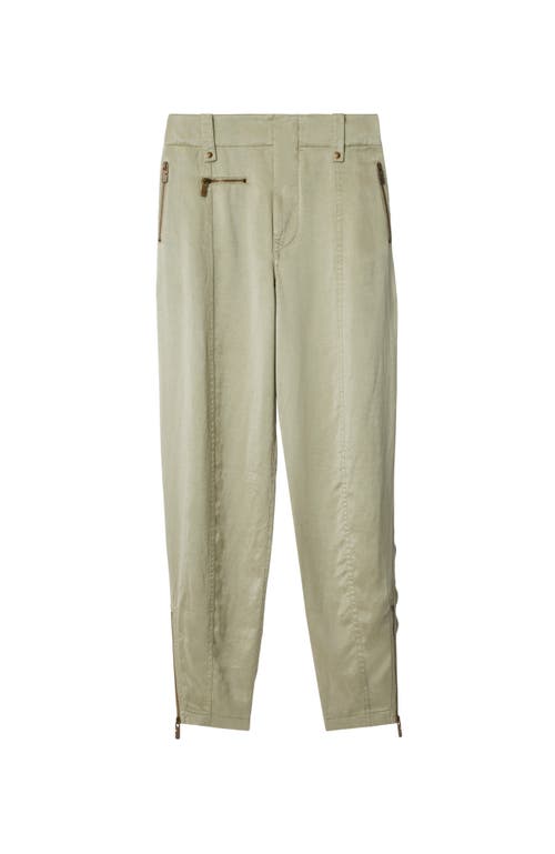 Burberry Lyocell Tailored Trousers In Skylark