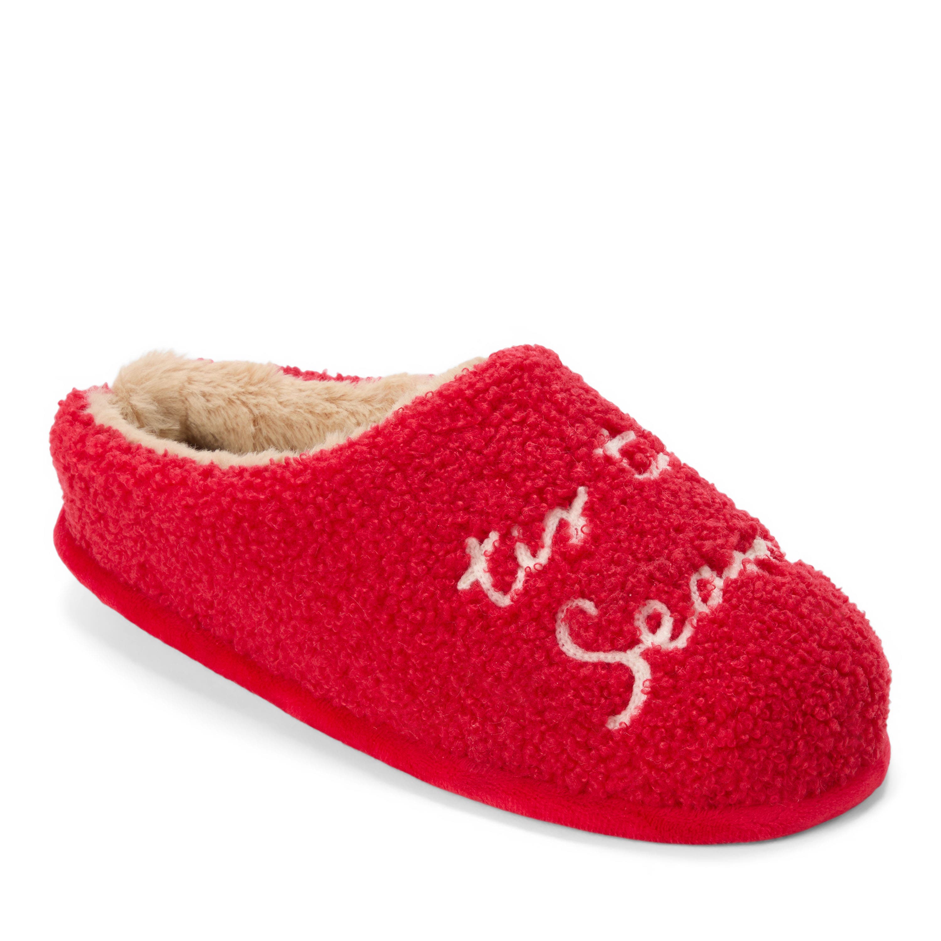 Holiday Novelty Clog Slipper, Alternate, color, FIRE BRICK