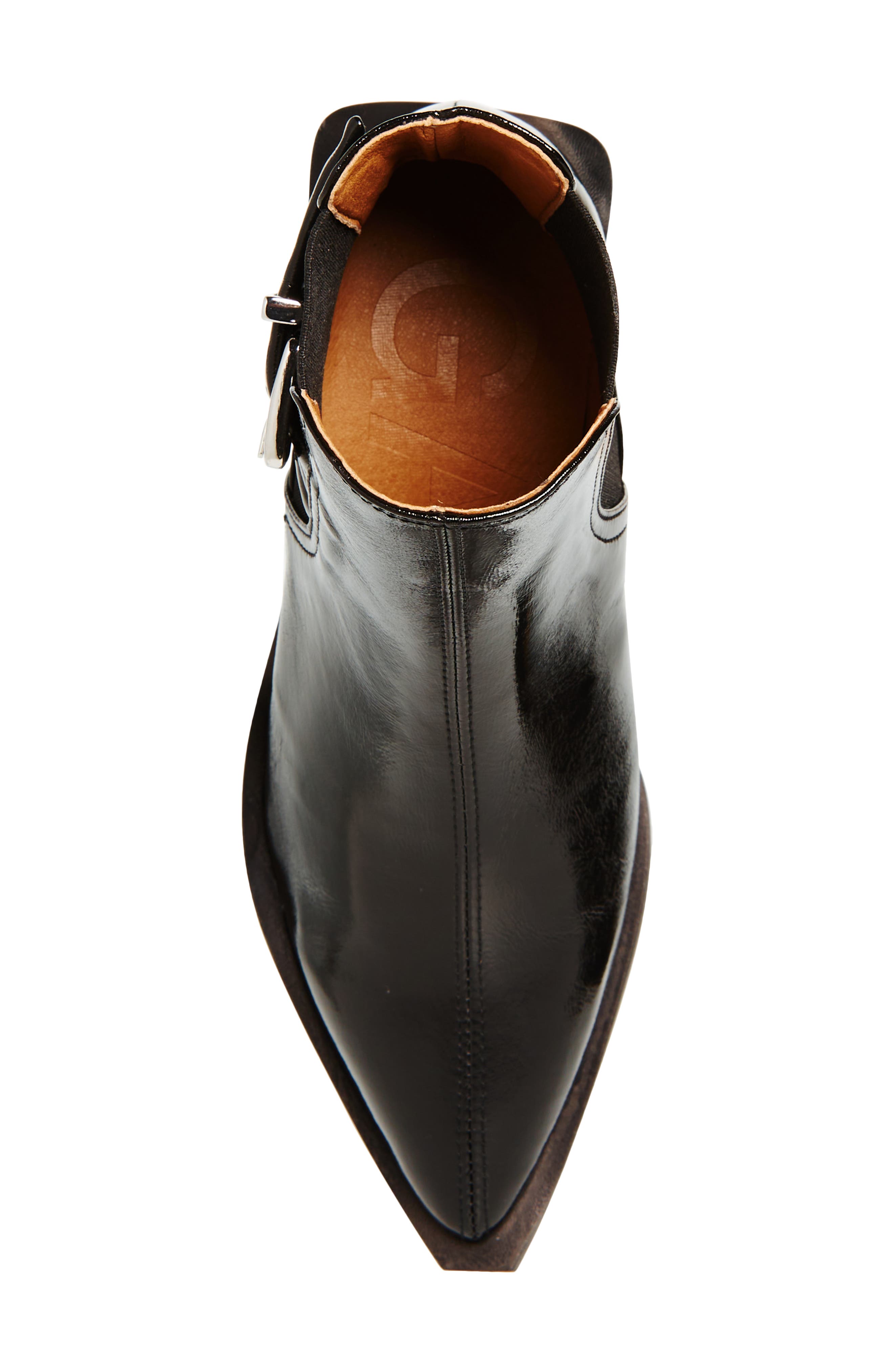 Buckle Chelsea Boot, Alternate, color, BLACK