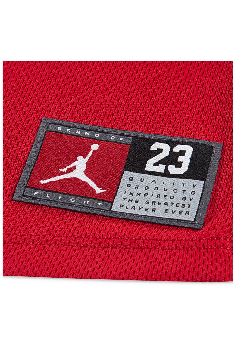 Jumpman 23 Jersey Romper, Alternate, color, GYM RED