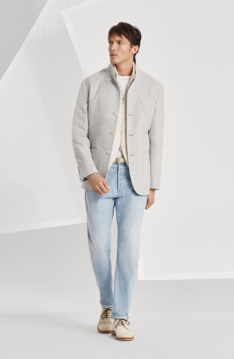Brunello Cucinelli Blazer-style outerwear, Alternate, color,