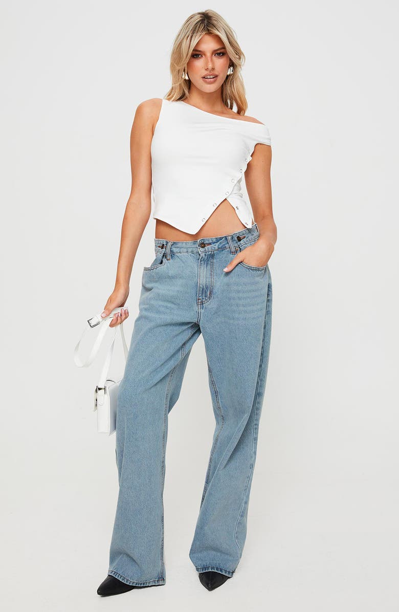 Princess Polly Karre Off the Shoulder Top, Alternate, color, White