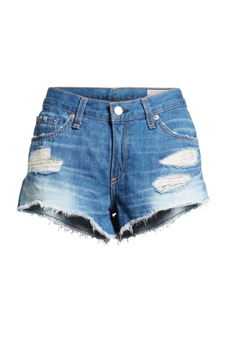 'The Cutoff' Denim Shorts, Main, color, FREEPORT