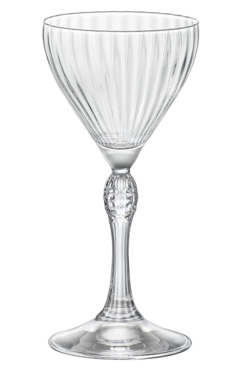 Luigi Bormioli America '20s Set of 4 Nick & Nora Cocktail Glasses, Main, color, 