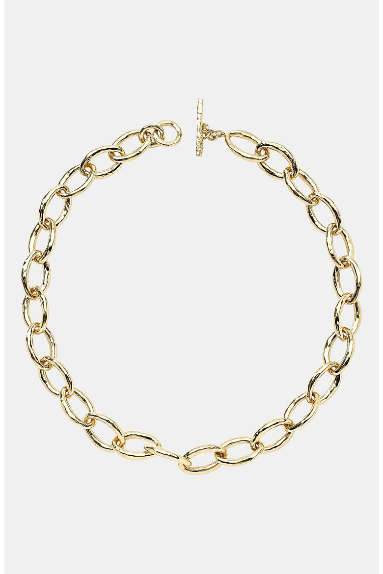 Glamazon - Bastille 18K Gold Link Necklace, Alternate, color, YELLOW GOLD