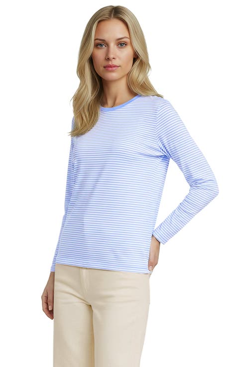 Supima Cotton Long Sleeve Crewneck T-Shirt