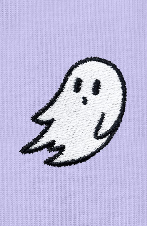 Dalix Ghost Womens Relaxed Tee In Dark Lavender