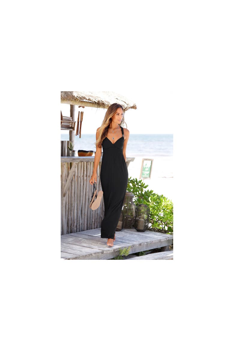Sleeveless Maxi Dress, Alternate, color, Black