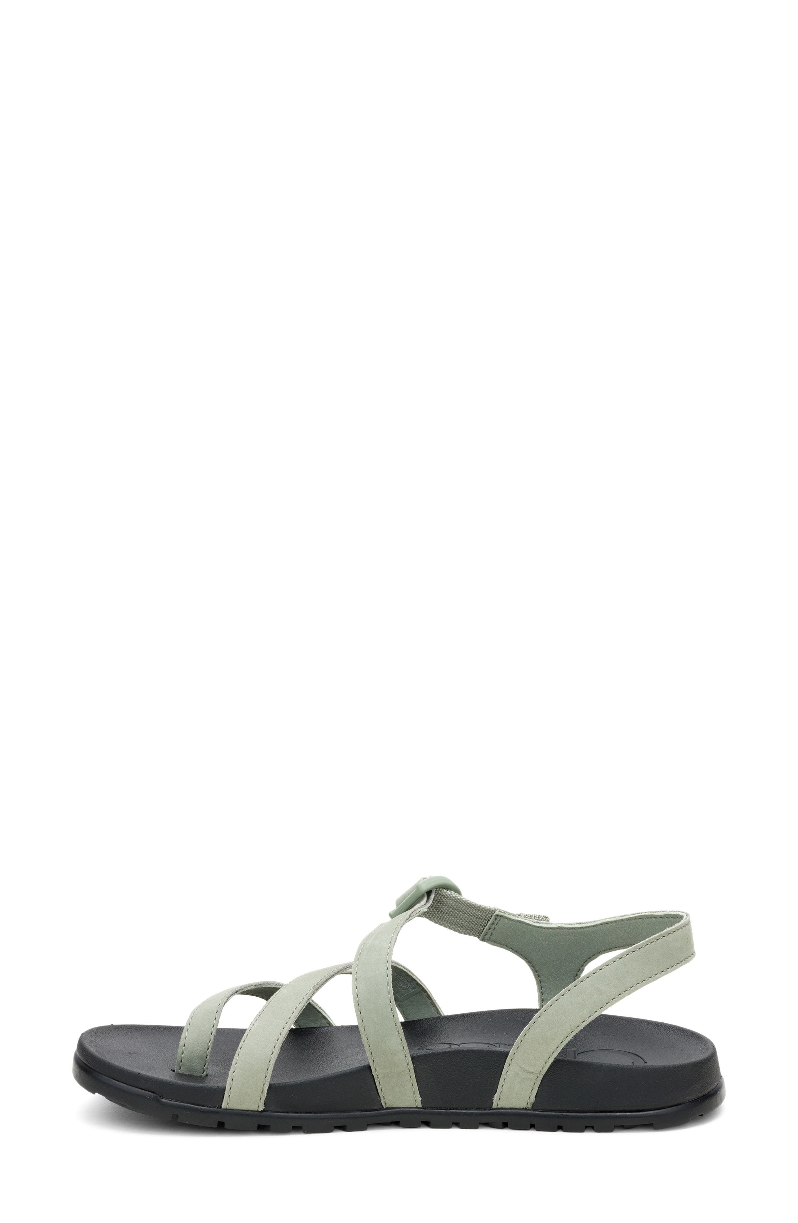 Lowdown Leather Sandal, Alternate, color, WHITE SAGE