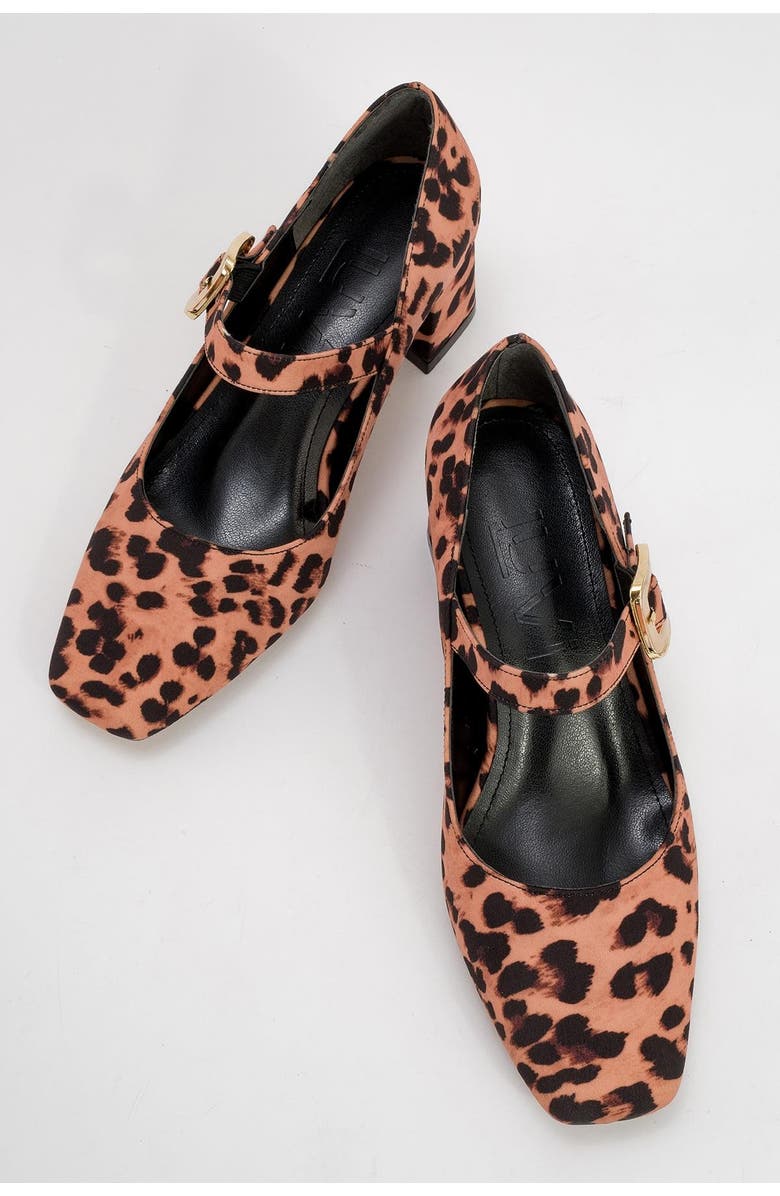 Prologue Shoes Dolva Block Heel Mary Jane Pump, Alternate, color, Leopard Pattern