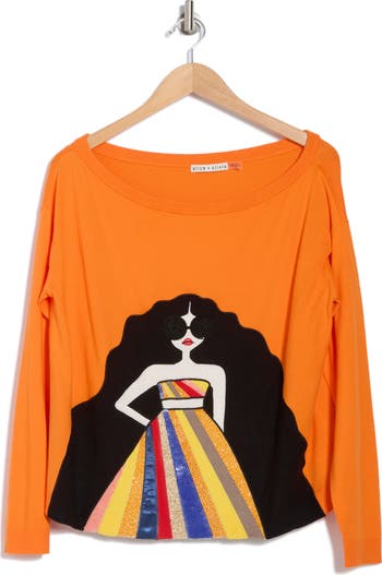 Alice+Olivia■Winona Staceface■プルオーバー Alice + Olivia Winona Staceface Pullover | Nordstromrack