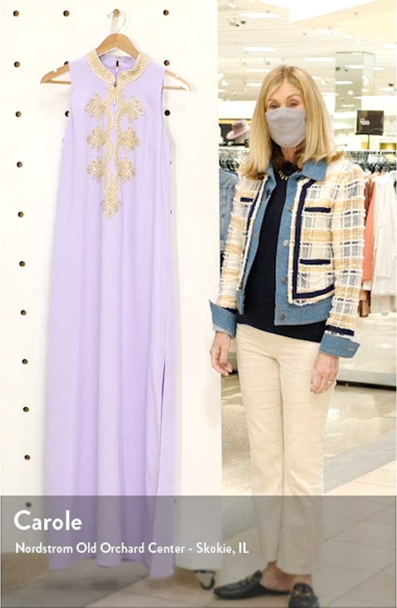 Brocade Detail Maxi Dress, sales video thumbnail