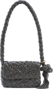 Bottega Veneta Kalimero Intrecciato Leather Shoulder Bag
