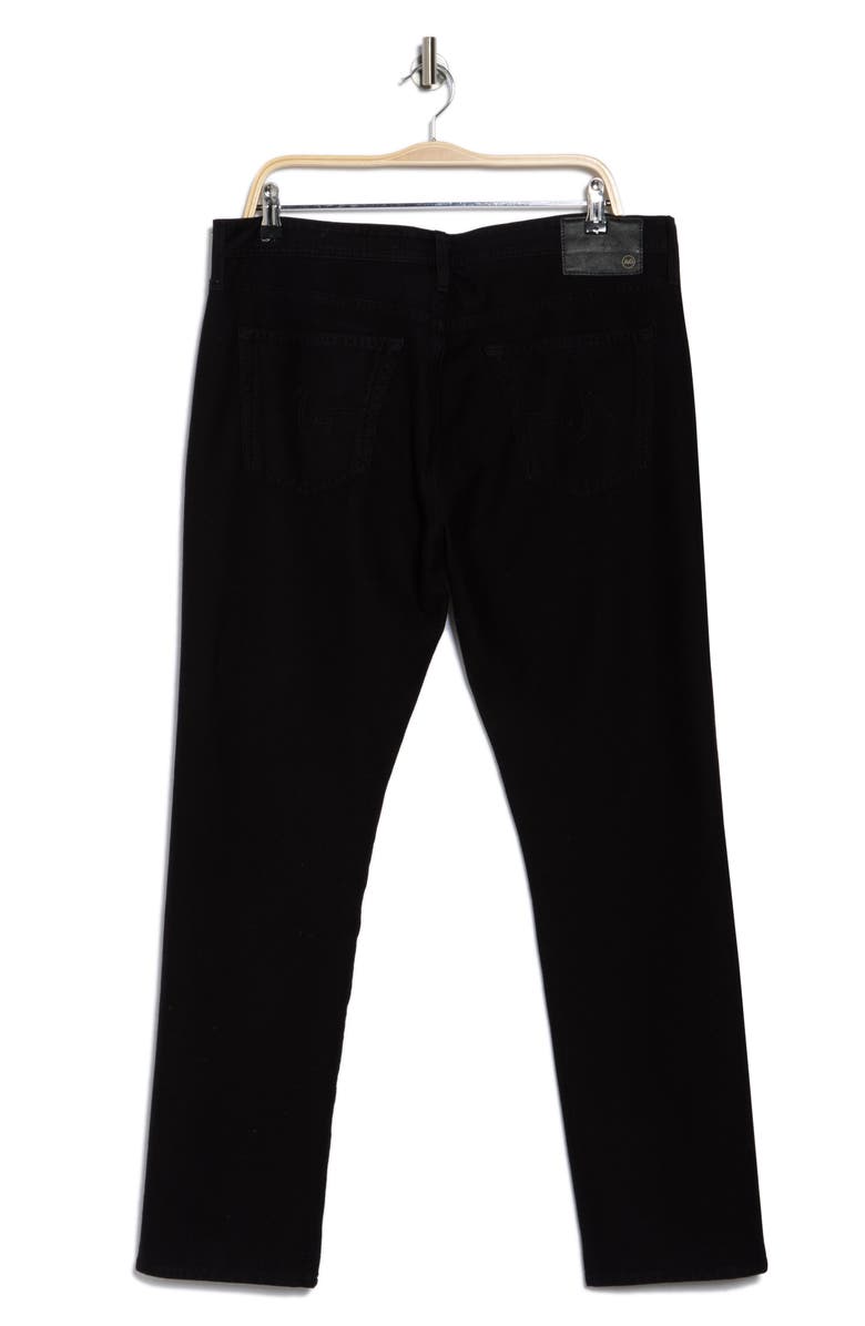 AG Everett Slim Straight Jeans, Alternate, color, Onyx