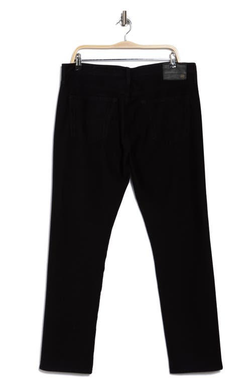 Ag Everett Slim Straight Jeans In Onyx
