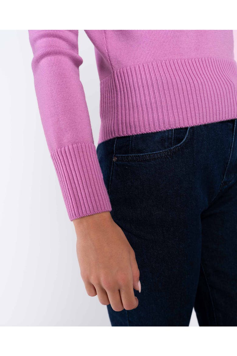 Minna Long Sleeve Crew Neck Sweater, Alternate, color, Smokey Orchid
