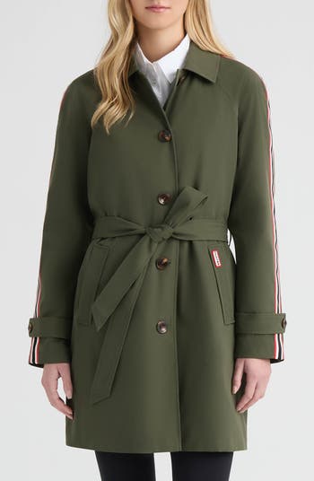 Hunter Sophia Sleeve Stripe Trench Coat | Nordstrom