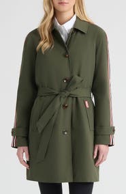 Hunter Sophia Sleeve Stripe Trench Coat