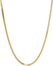 Ana Luisa Herringbone Chain - Ina Mini