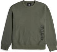 G-STAR Sprayed 89 Loose Organic Cotton Crewneck Sweatshirt