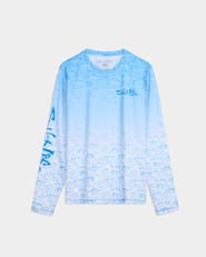 Salt Life Current and Catch Fade 2.0 Perforated Tee