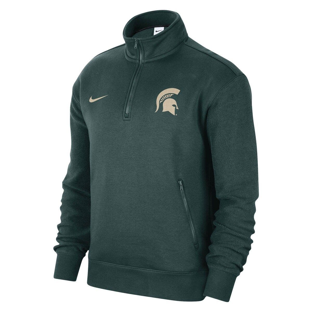 michigan state nike quarter zip