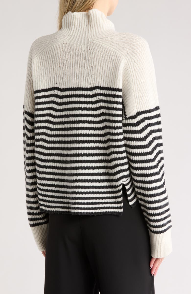 rag & bone Taavi Striped Wool & Cashmere Blend Sweater, Alternate, color, Ivory Multi