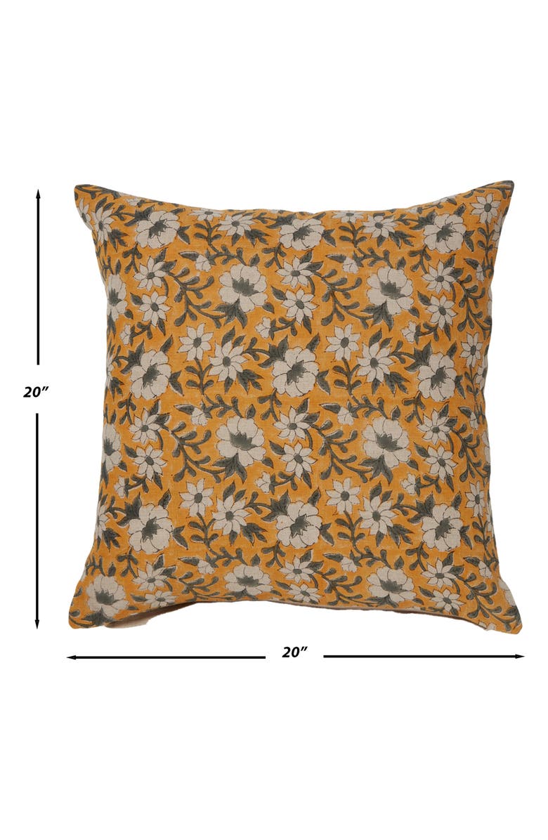 ROSELLI TRADING COMPANY Sunflower Fields Throw Pillow, Alternate, color, Yellow Multi