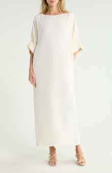 Cotton and Linen Shift Dress