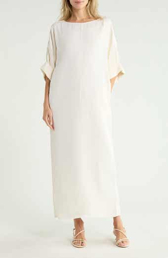 Cotton and Linen Shift Dress
