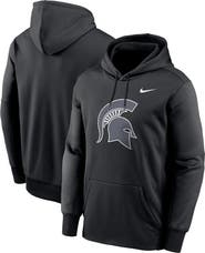 Nike Men's Nike Black Michigan State Spartans Color Pop Performance Fleece Pullover Hoodie