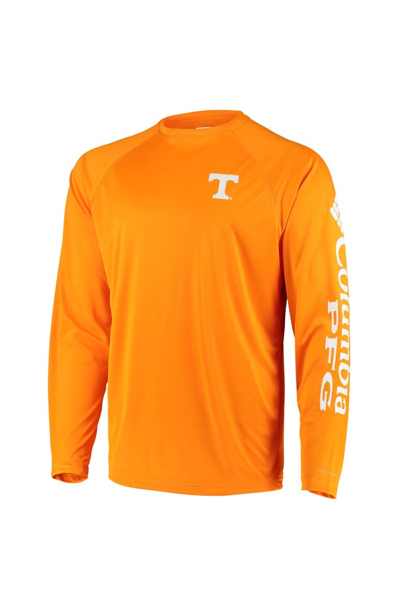 Columbia Men's Columbia Tennessee Orange Tennessee Volunteers Terminal Tackle Omni-Shade Raglan Long Sleeve T-Shirt, Alternate, color, Tennessee Orange