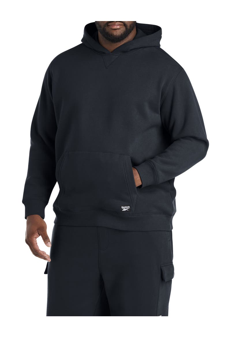 Big & Tall Performance Super Soft Brushed Hoodie, Main, color, BLACK