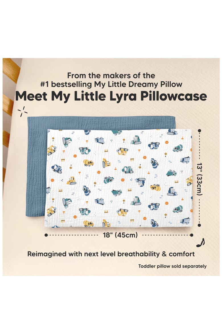 2-Pack My Little Lyra Pillowcases, Alternate, color, Diggers