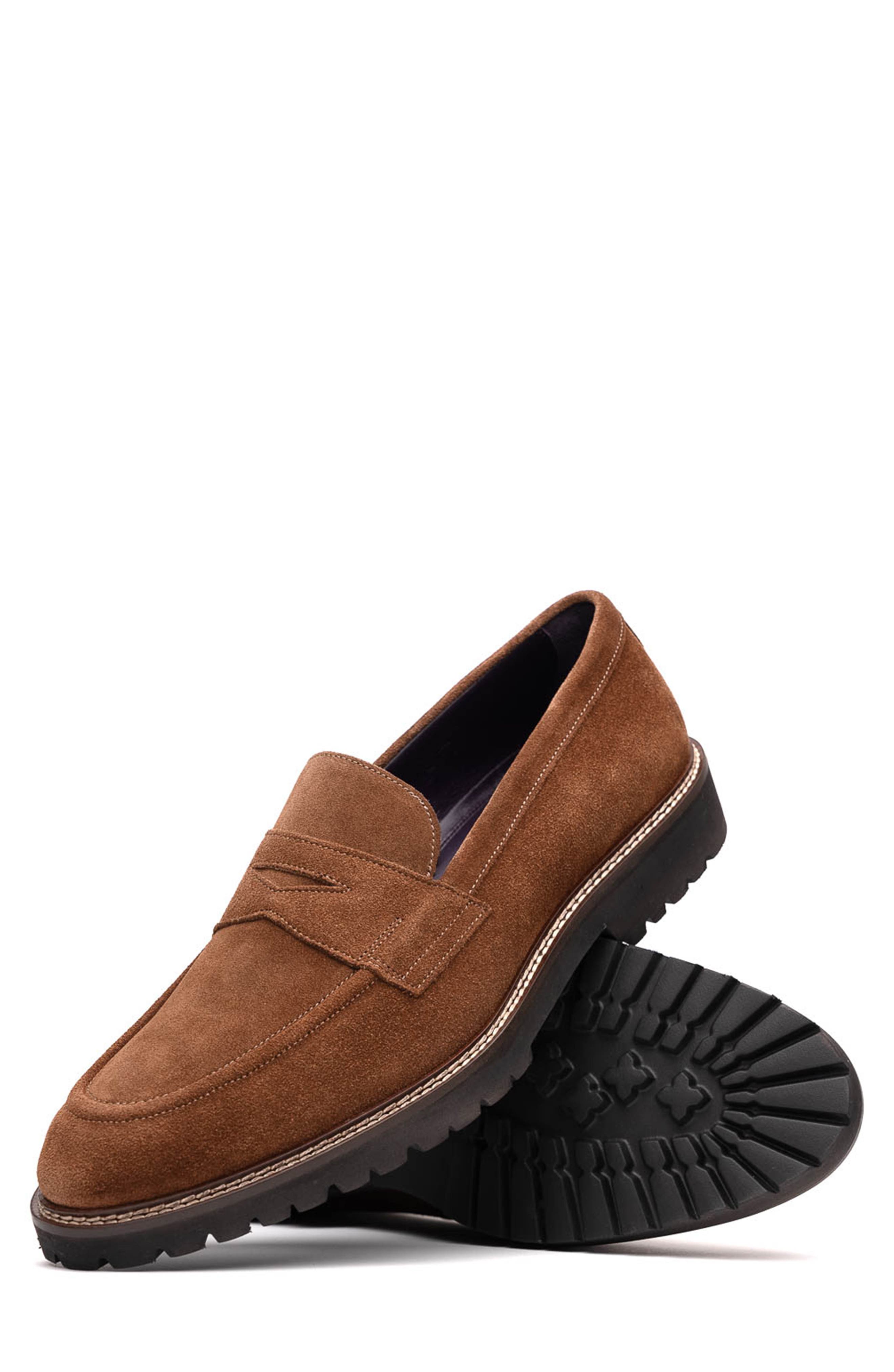 Zelli Italia Roma Country Loafer, Alternate, color, Tobacco