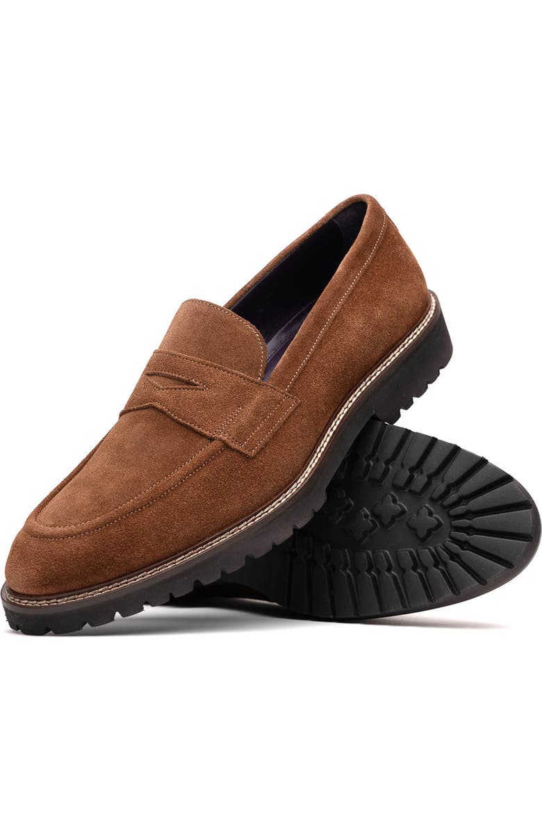 Zelli Italia Roma Country Loafer, Alternate, color, Tobacco