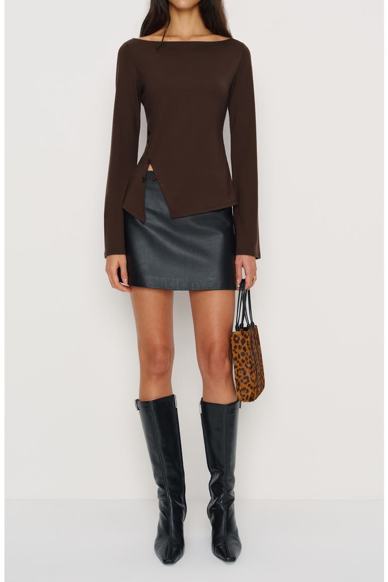 Nicola Knit Top, Alternate, color, MOLE