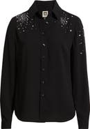 Anne Klein Embellished Shirt